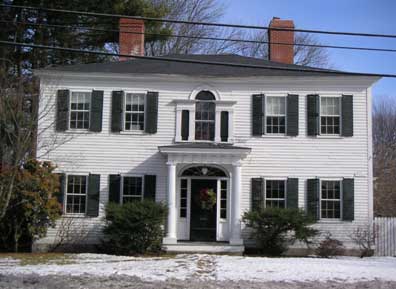 Federal style house on Main Street