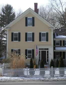 Greek Revival style house on South Main Street