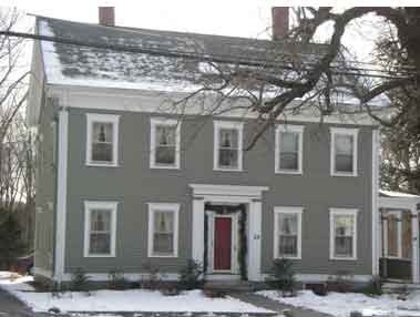 Greek Revival style house on Summer Street