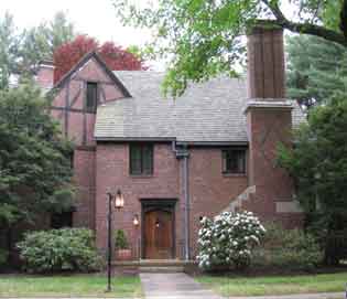 Tudor Revival house in Shawsheen Village