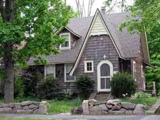 Tudor Revival house on Florence Street