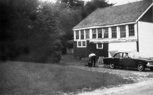 Former barn and hen coop - 1963