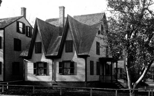1st P.A.E. House at 131 Main St corner of Morton St. circa 1890