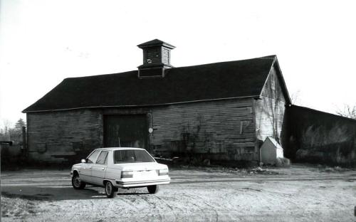 The barn opposite the house at 142 Chandler Rd. 