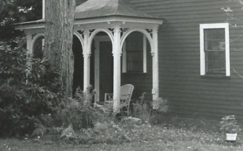 Harriet Beecher Stowe house Porch on rear of barn
