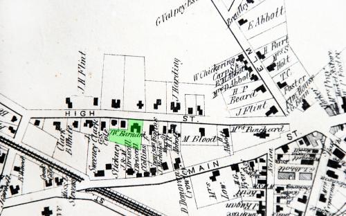 1872 Map of High St. 