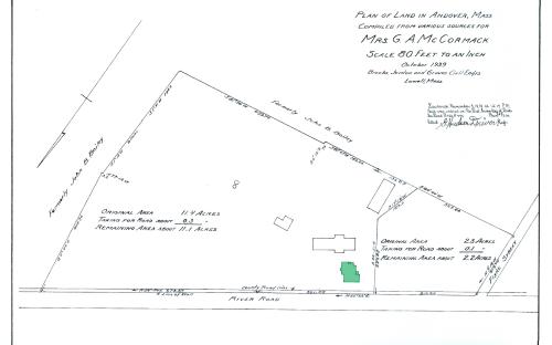 Map of Perrin Farm 1926