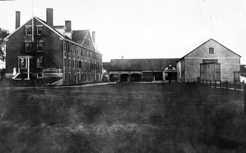 Andover Alms Farm rear of building c. 1900