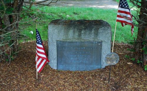 WWII Memorial Stone 2014