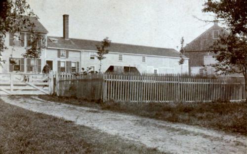 Chandler house, ells and barn c. 1900