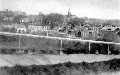 View of Baker's Lane for Shwsheen Rd. circa 1910.