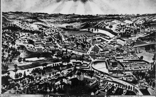 1885 Birdseye Map of Ballardvale Village