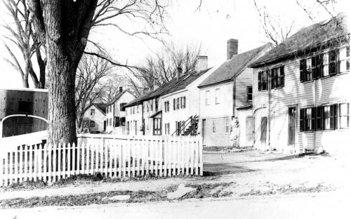 Baker Lane circa 1895 - 1-3 on right