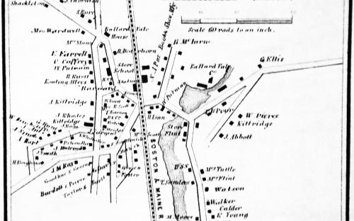 Ballardvale 1856 Map