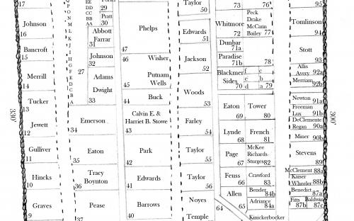 Chapel Cemetery map 1988 - updated 2017