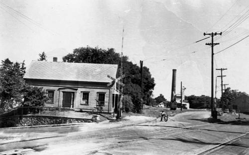 House on original site corner of Essex & Railroad Streets