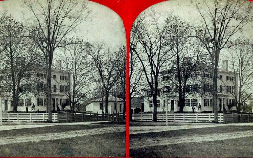 Farrar House 1868 - Steroscopic Photo