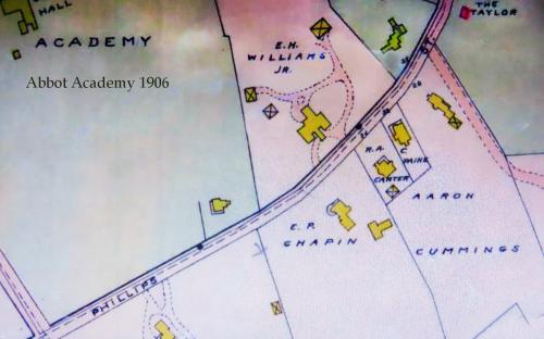 1906 Map detail of Phillips St. - R. A. Carter #34