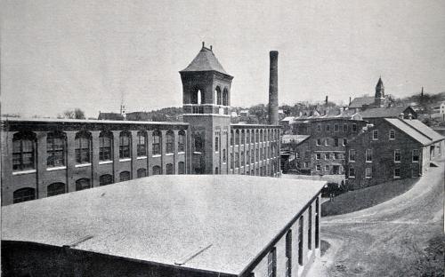 Smith & Dove Mill 1896 new mill building on left