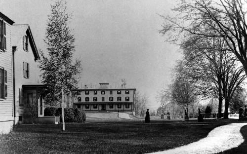 South Hall with addition 1887 Abbot Academy Campus