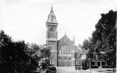 Third chuch building, second on this site about 1910