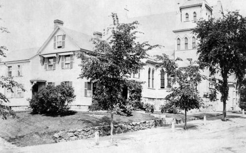 St. Augustine's Rectory & Chuch building crica 1890