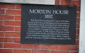 Morton House plaque