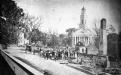 May 29, 1870 fire destruction in Elm Sq.- North Main St. view