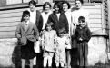 Ferrier family 1929 in front of 3 Moraine St.