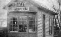 David Gray's cobbler shop circa 1870.  David Gray died in August 1870